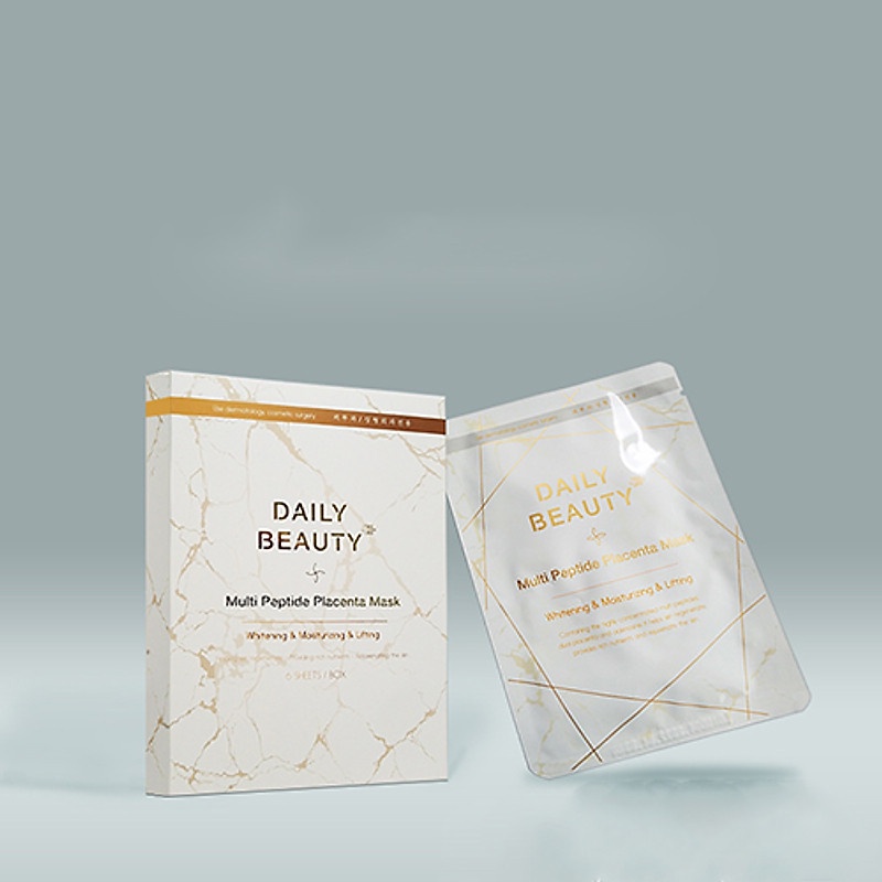 Mặt nạ nhau thai cừu Hàn Quốc Daily Beauty Multi Peptide Placenta Mask giúp giữ ẩm sáng da - MN