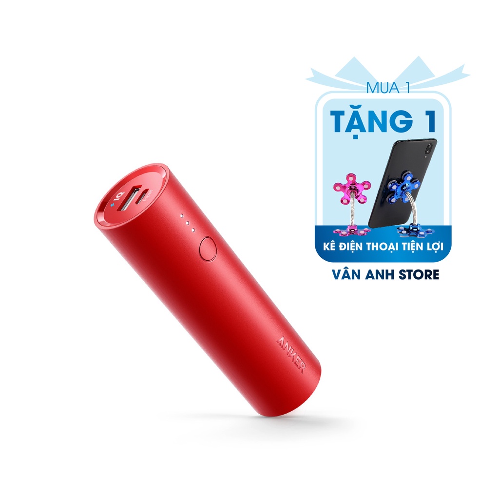 Pin sạc dự phòng ANKER PowerCore 5000mAh - A1109 - CỤC SẠC DỰ PHÒNG NHỎ GỌN NHẸ DÀNH CHO NỮ GIÁ RẺ AN TOÀN