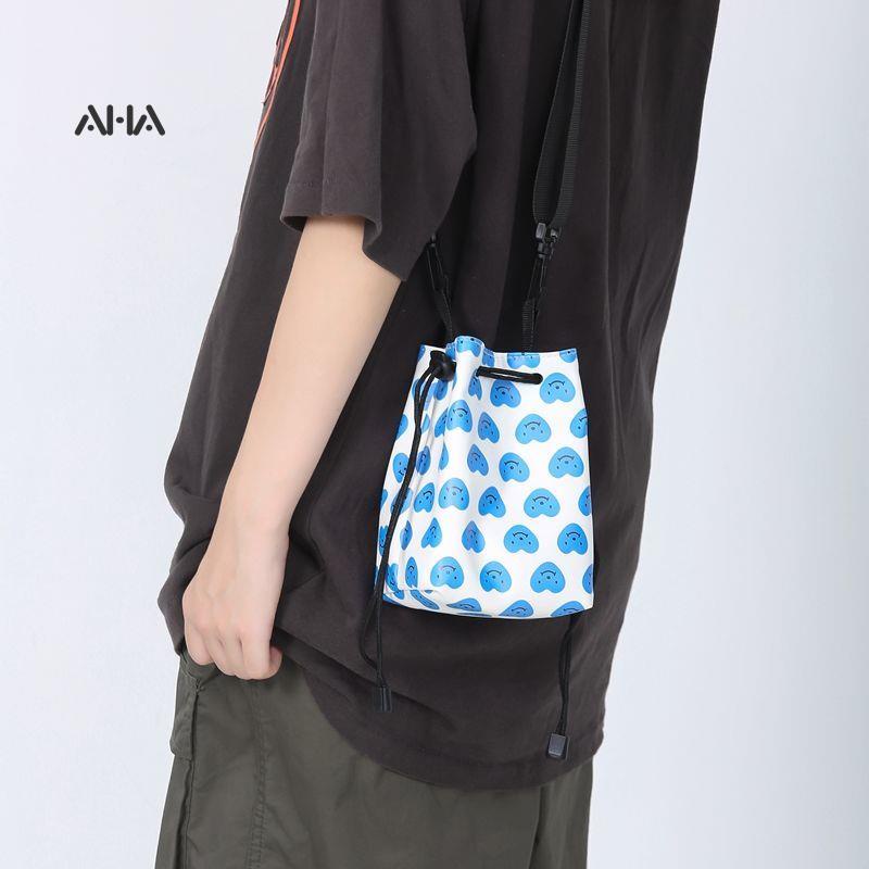 Túi đeo vai AHA official mini đựng điện thoại tai nghe tiền xu tiện dụng cho nam