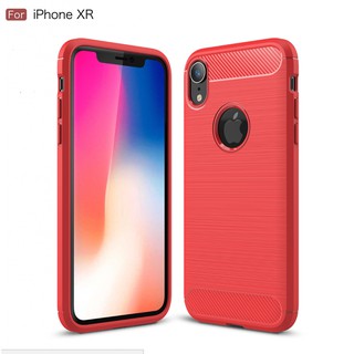 Ốp Lưng Iphone XR Chống Sốc Dẻo Màu Đỏ