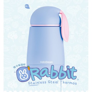 Bình giữ nhiệt tai thỏ siêu dễ thương 300ml