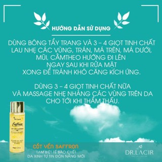 Cốt Yến Saffron Dr.Lacir - Saffron Essence 017