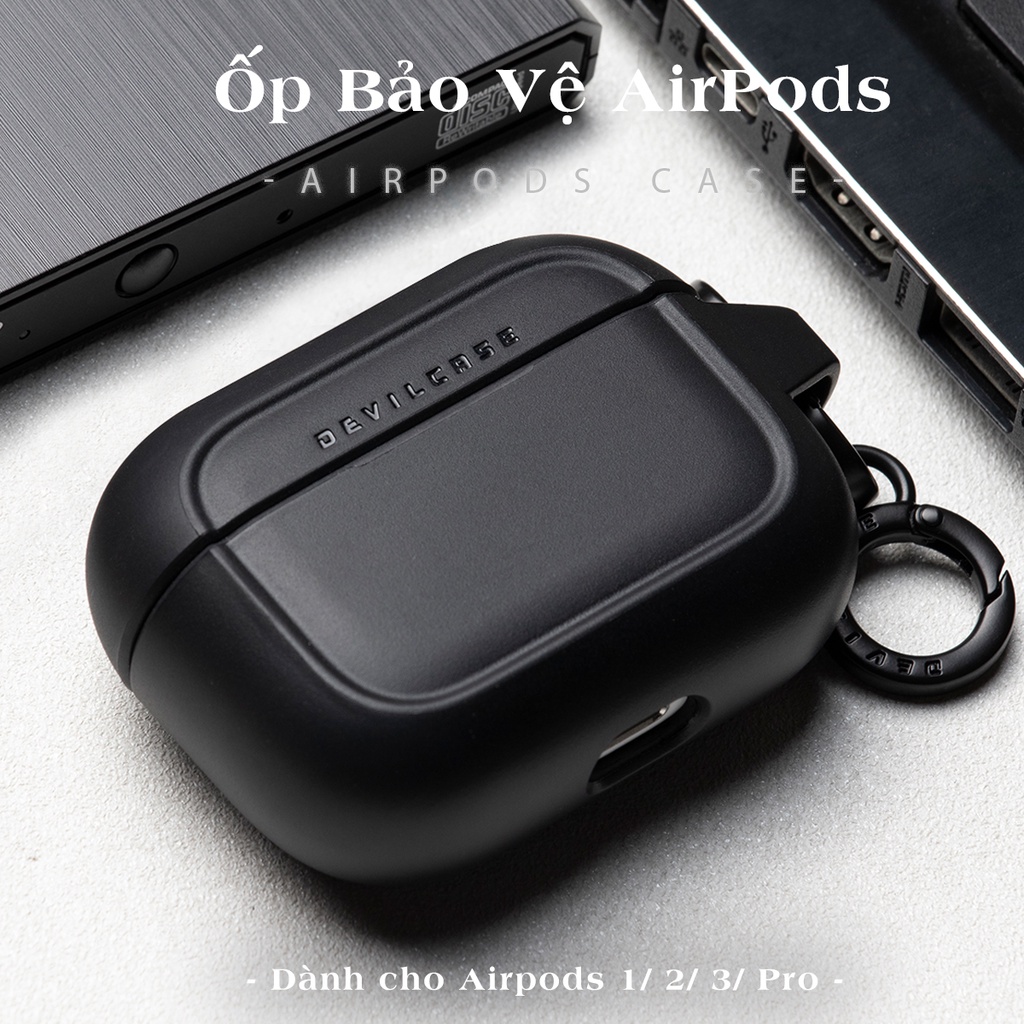 Ốp DEVILCASE có phụ kiện đi kèm dành cho tai nghe AirPods 3 / AirPods Pro / AirPods 1/2 - Chính hãng cao cấp