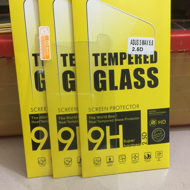 Bộ 3 kính cường lực cho máy  Asus 3max 5.5