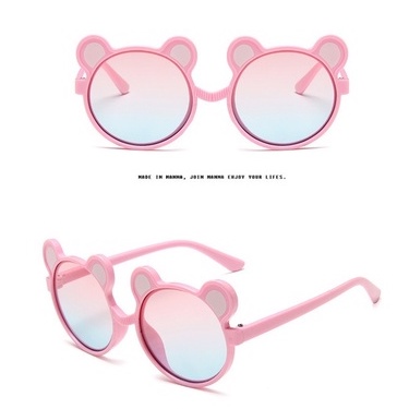 Kính Mát Gọng Tròn Thời Trang Hàn Quốc Cho Bé 3-12 Tuổi