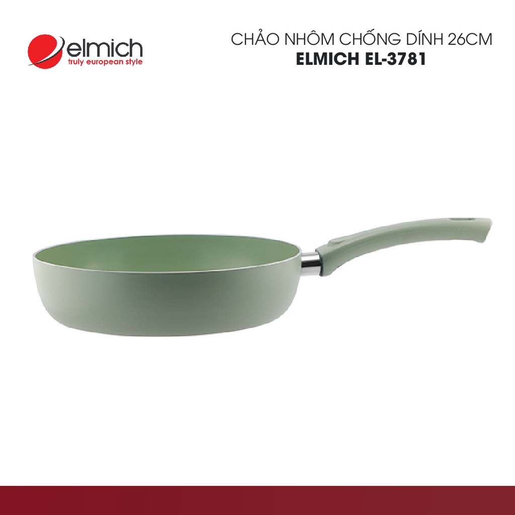 Chảo nhôm chống dính Elmich Harmonia | EL3780 size 24cm | EL3781 size 26cm | EL3782 size 28cm | Hàng Chính Hãng