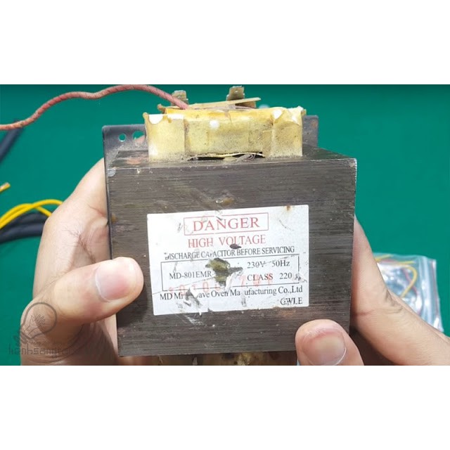 Biến áp lò vi sóng hàn cell pin