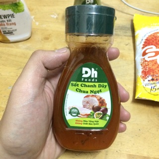 Chai Sốt Chanh Dây Chua Ngọt DhFood 200g