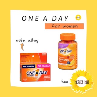 [BEAUTYBOXHN] Vitamin tổng hợp One A Day VitaCraves Women's Multivitamin