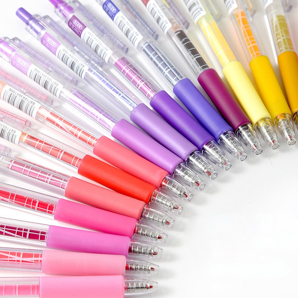 Set 6 Bút Gel Nhiều Màu Ngòi 0.5mm