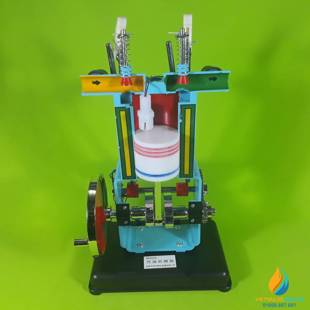 Mô hình động cơ đốt trong đầy đủ các chi tiết