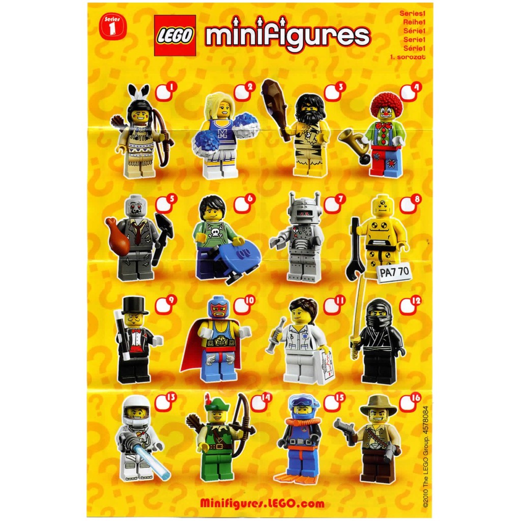 Lego 8683 - Nhân vật Lego Minifigures Series 1