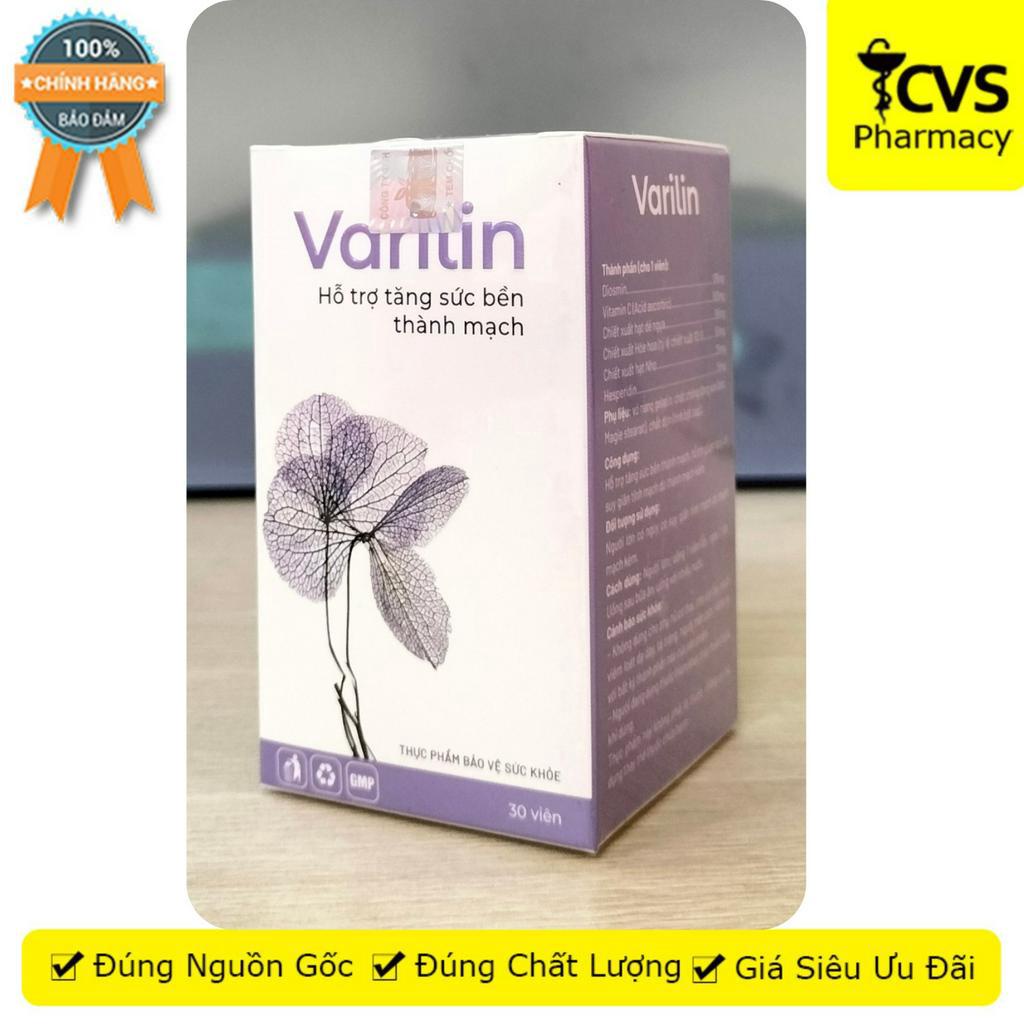 Varilin hỗ trợ tăng sức bền thành mạch - Hộp 30 viên - CVS Pharmacy