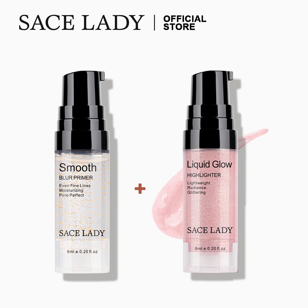 Kem lót trang điểm + Kem bắt sáng SACE LADY 6ml+6ml