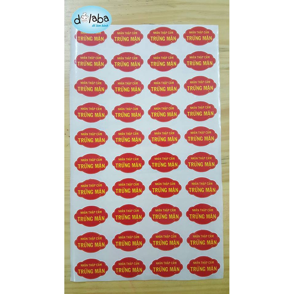 Dolaba - Tem nhân thập cẩm trứng mặn (1 bảng 40 tem)