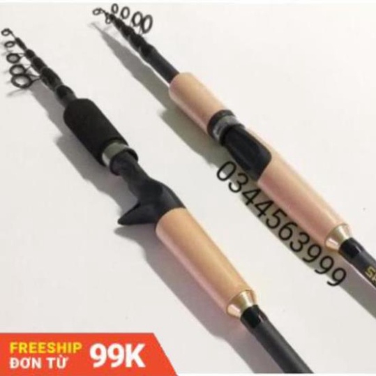 Cần câu lure rút gọn shimano đứng và ngang 1m8, 2m1, 2m4