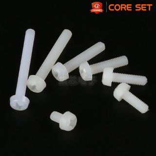 Ốc Vít Nhựa Đầu Tròn Phẳng M3 Chất Lượng Cao