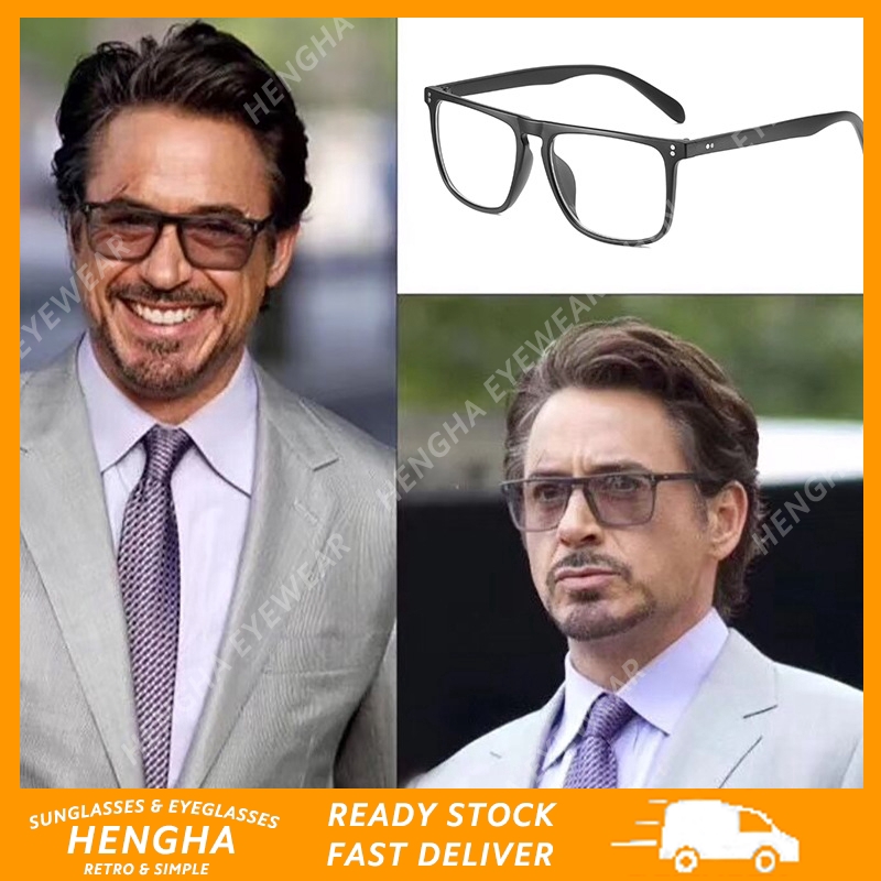 Kính râm gọng vuông chống ánh sáng xanh phong cách thời trang cho nam