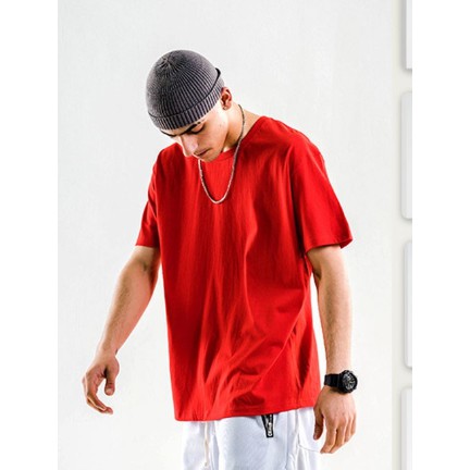 áo thun nam from rộng tay ngắn free size (tặng thước dây +bịt mắt ngủ)