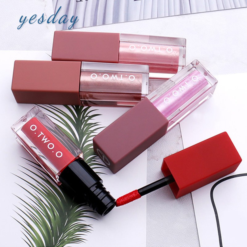 (Hàng Mới Về) Bộ 4 Son Môi Dạng Lỏng Chống Thấm Nước Lâu Trôi Màu Lì Lấp Lánh | BigBuy360 - bigbuy360.vn