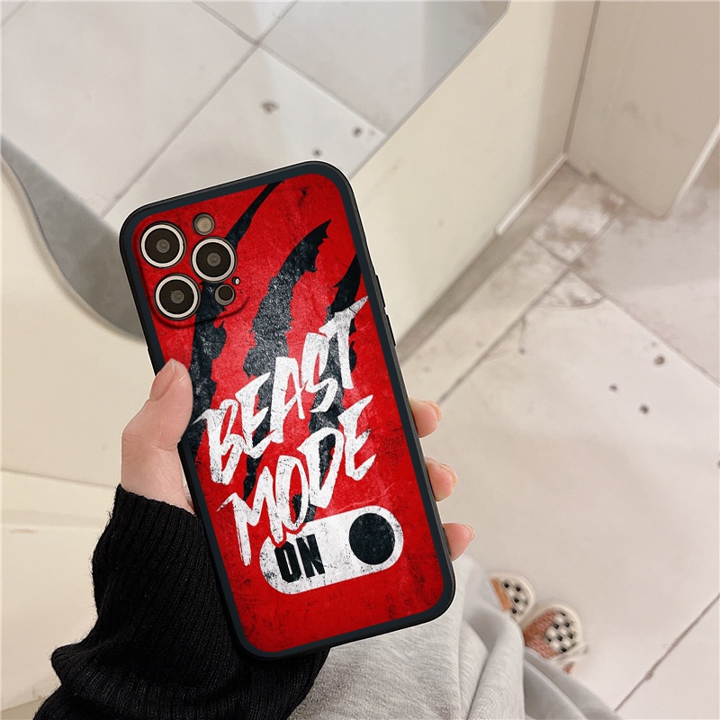 ỐP LƯNG IPHONE Beast mode on  ốp iphone 12 pro/13pro/13promax/7/7+/8/8+/X/XS/XSM/11/11PMROMAX tr1043