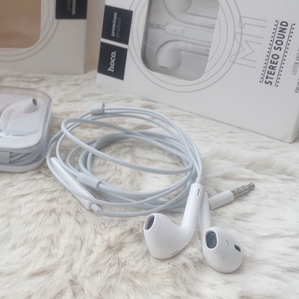 Tai Nghe Nhét Tai Hoco M1 Chính Hãng, Có Micro Đàm Thoại - Bảo Hành 12 Tháng - Phân phối chính hãng bởi LSHOP