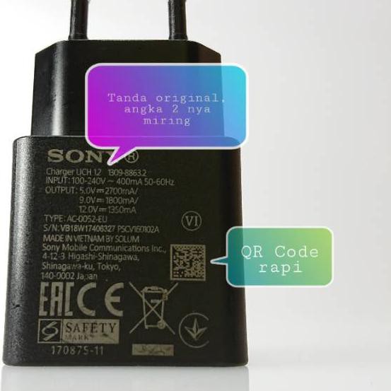 Bộ Sạc Nhanh Cbkt021 Cho Sony Uch12 Not Uch10 Uch20 Qc3.0 Pe2.0