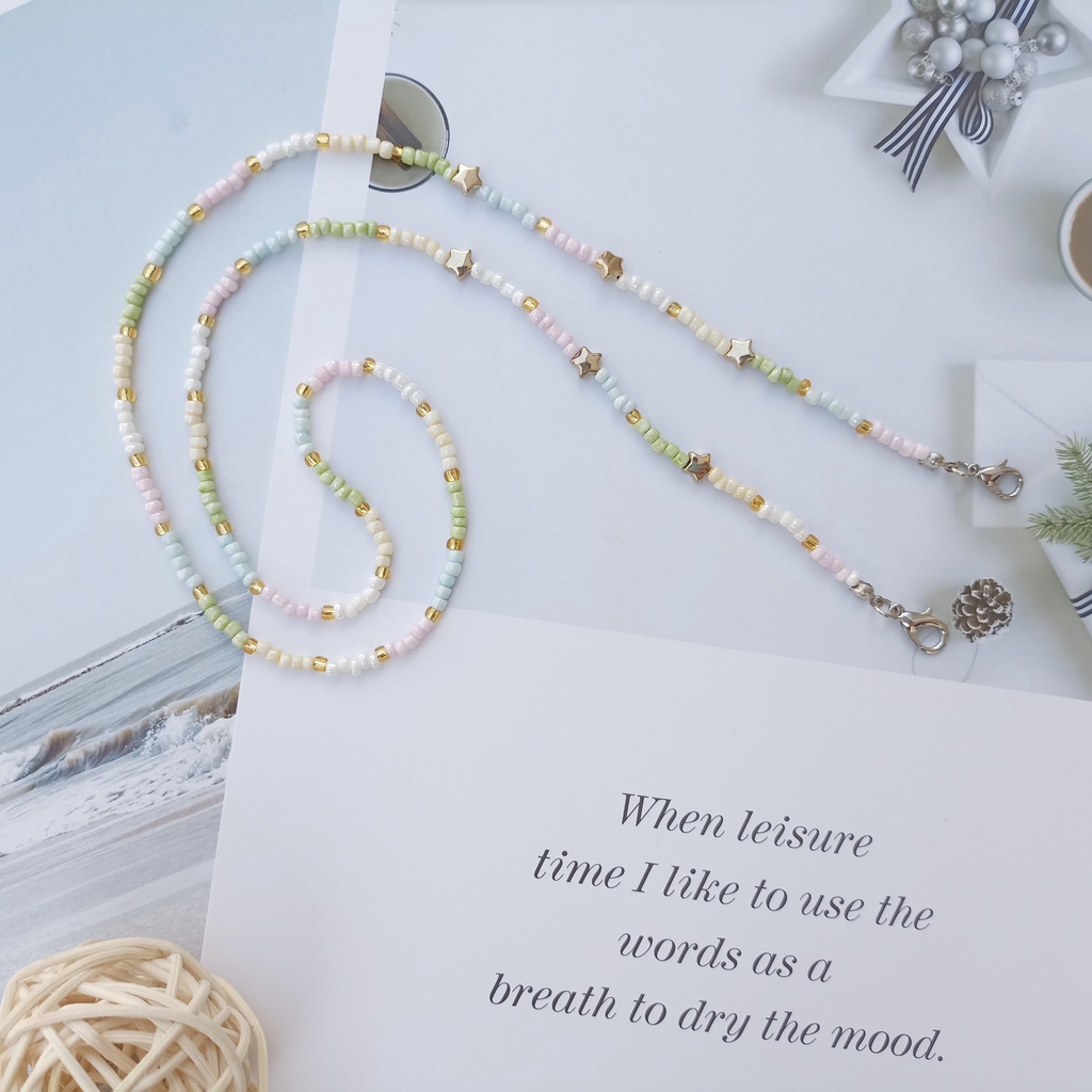 Dây đeo khẩu trang đa năng handmade Tiệm Nhà Pony Dulcie PN27 (Nhiều màu)