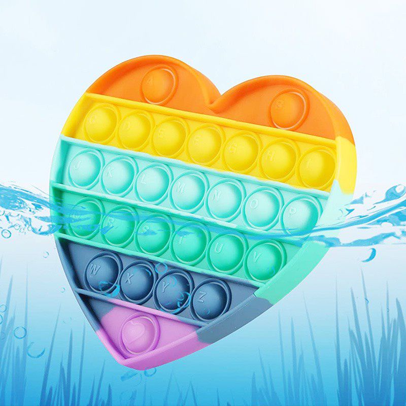 Pop it Đồ chơi bóp bong bóng thế hệ mới giải trí thông minh, giảm căng thẳng hiệu quả cho người lớn, trẻ em