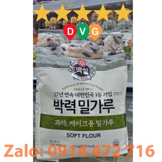 Bột Mì Làm Bánh Bông Lan, Bánh Nướng Beksul 2,5kg - Nhập Khẩu Hàn Quốc