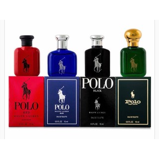 Set nước hoa nam Polo Ralph Lauren với 4 chai nước hoa mini 15ml thể hiện 4 phong cách khác nhau
