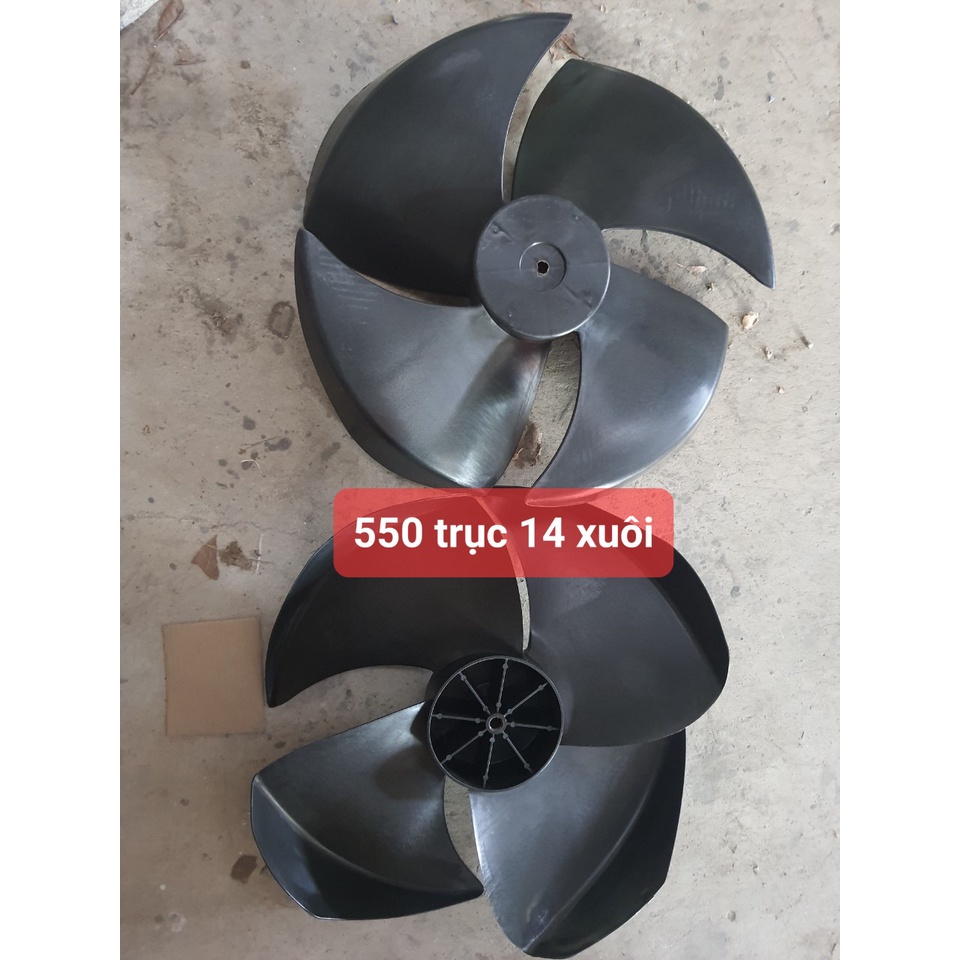 Cánh hơi nước 55cm lỗ trục 14mm quay XUÔ,NGƯỢC  dành cho quạt hơi nước công nghiệp