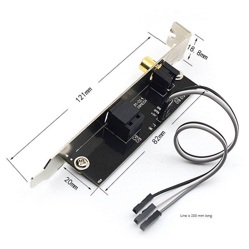 Thẻ Quang Học 24Bit 192Khz SPDIF Và RCA Có Dây Cáp Cho ASUS Gigabyte