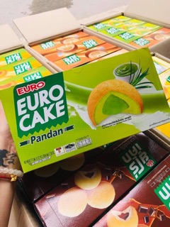 Bánh trứng Euro hộp 12 chiếc Thái Lan các vị