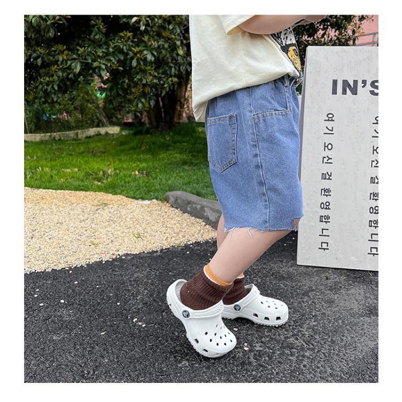 Quần Short Jean bé trai bé gái, quần jean Mùa Hè Hàn Quốc Dành Cho Bé