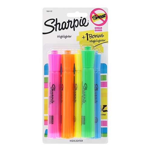 Bút dạ quang ngòi vát Sharpie Tank Highlighter – Yellow (Vàng)