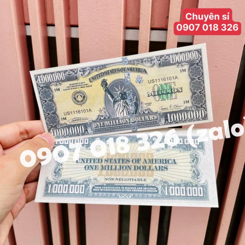 Tiền lưu niệm 1 triệu USD dạ quang; có dây bảo an biến đổi phát quang