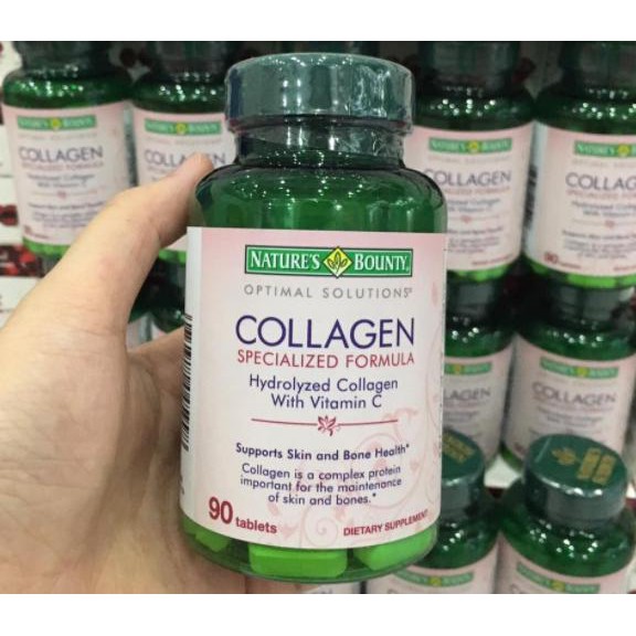 Collagen Nga Nature’s Bounty With Vitamin C - Collagen xanh Nga