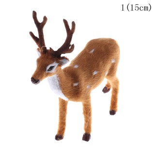 [BUDD&vn] Christmas Simulation Plush Reindeer Xmas Elk Plush TOY New Year Decorations