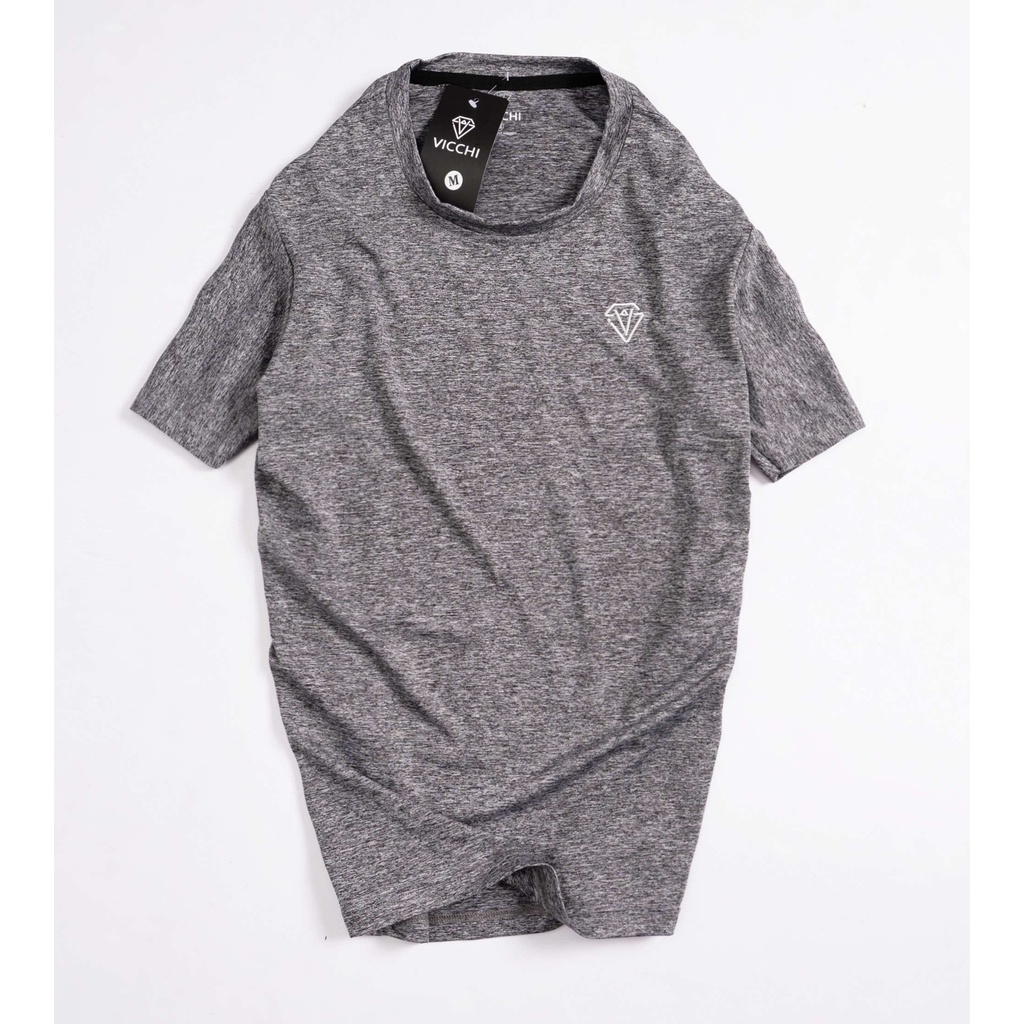 Áo thun nam,áo phông thể thao nam ngắn tay cổ tròn vải cotton mát thấm hút mồ hôi