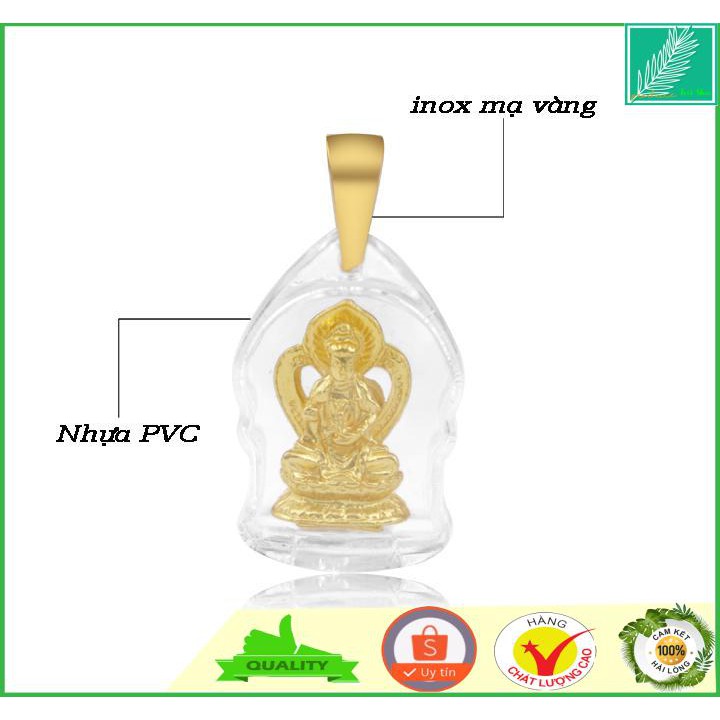 MẶT DÂY CHUYỀN PHẬT BÀ QUAN ÂM (Tặng 1 dây bi)