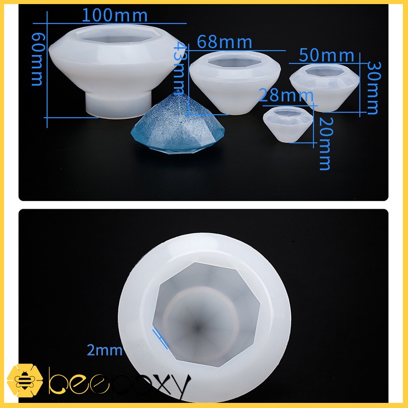 Khuôn silicon Kim cương làm trang sức Handmade