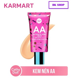 Kem nền Cathy Doll AA Automatic Aura Cream SPF45 PA+++ 50g