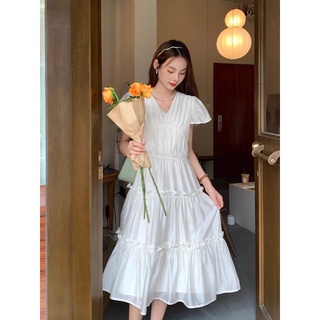 VÁY MIDI_váy midi tơ tay tiên tiểu thư 2 lớp huol.oi_store