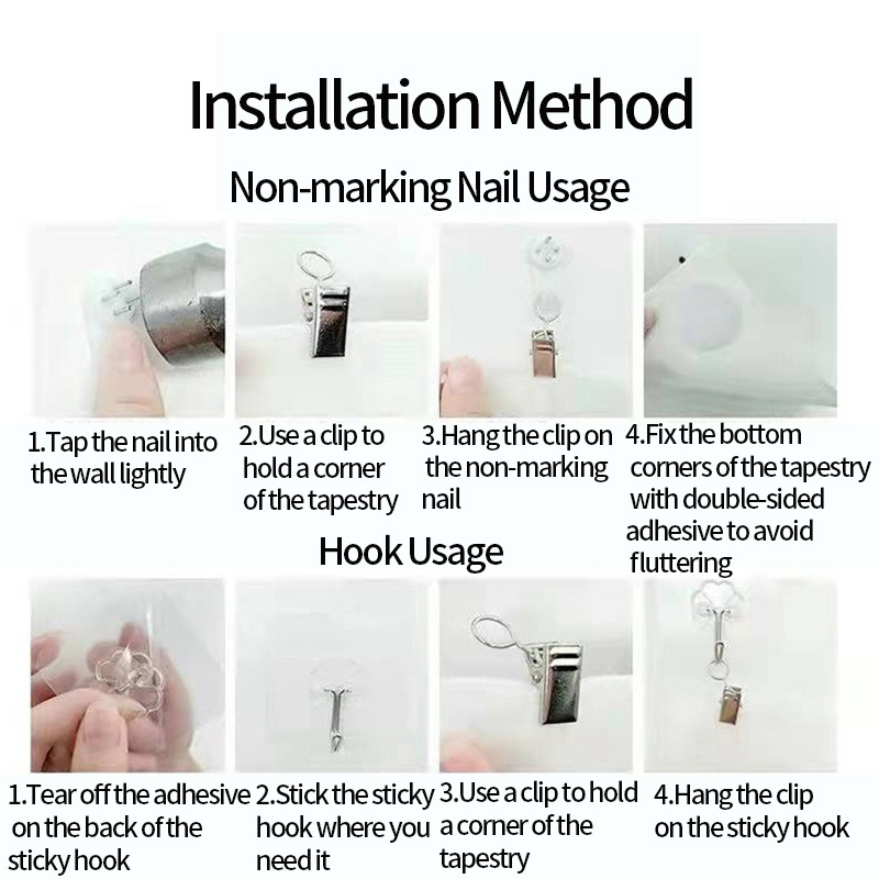 Thảm Treo Tường Trang Trí Phòng Ngủ Phong Cách Bắc Âu