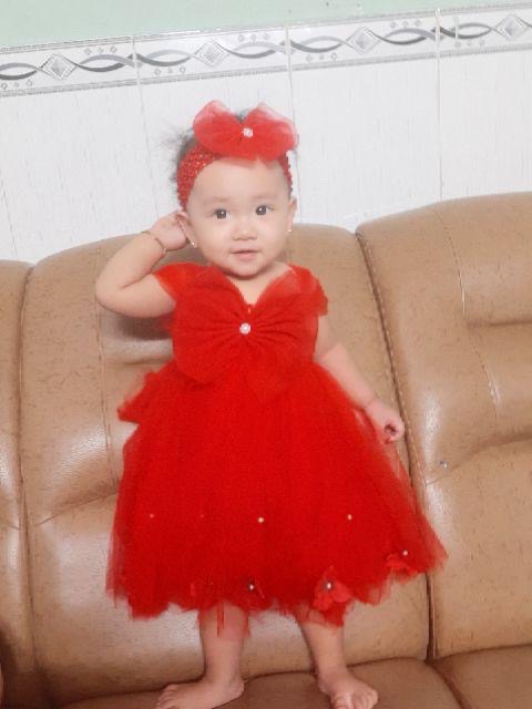 Váy công chúa đỏ nơ❤️❤️