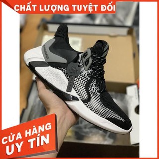 (FREESHIP + ẢNH THẬT 1.1) Giày Alphabounce 2020 Đen đế trắng Full Box Bill