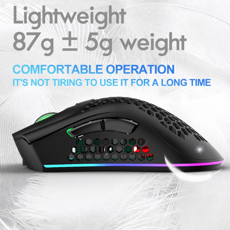 Chuột Gaming Nama 'Light X3 Không Dây Tổ Ong