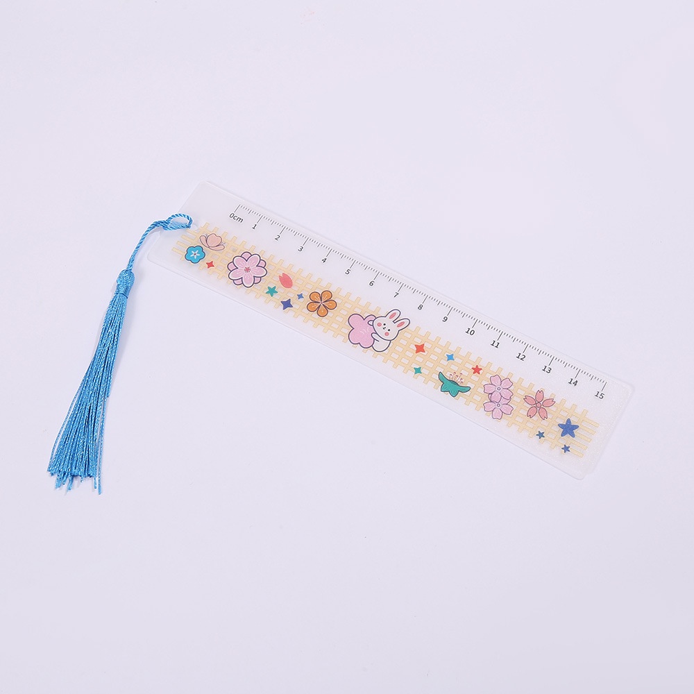 1 Thước Đánh Dấu Sách Hình Thỏ Dễ Thương Sáng Tạo