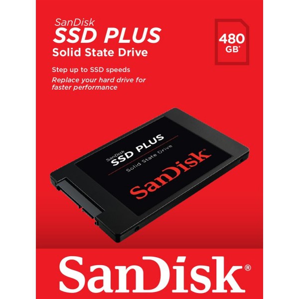 Ổ cứng SSD Sandisk Plus 480GB 2.5-Inch SDSSDA-480G-G25